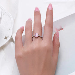 The Delicate Charm of Pink Opal Rings