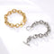 Stainless Steel Thick Chain Couple Bracelet for Man Women