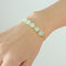 Beautiful Stainless Steel Adjustable Jade Bracelet for Women