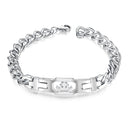 Hollow Crown Stainless Steel Couple Bracelet for Gift