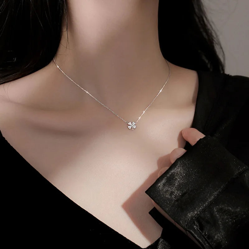 Clover Pendant Necklace for Women