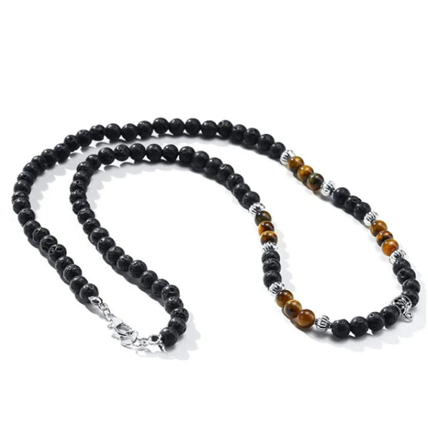 Black Scrub Ethnic Wind Beaded Necklace