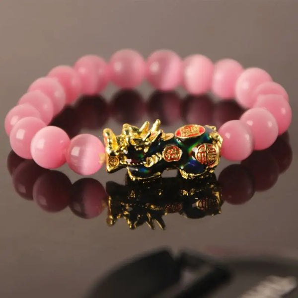 Pink Blossom Charm Bracelet