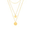 Gold Plated Stainless Steel Layered Necklace