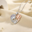 Mother and Daughter Heart Shaped Best Friend Necklace