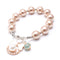 Solid Color Beaded Charming Baby Bracelet with Pendant