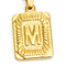 18K Gold Plated Letter Necklaces For Women