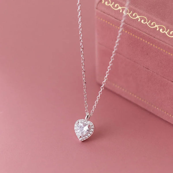 Heart Pendant Necklace for Women