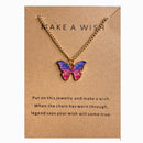 Trendy Butterfly Charm Gold & Silver Necklace