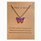 Trendy Butterfly Charm Gold & Silver Necklace