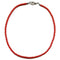 Tinny Beaded Red Coral Chocker Necklace