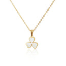 18K Gold Plated Stainless Steel Clover Necklace