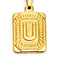 18K Gold Plated Letter Necklaces For Women