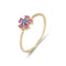 Flower Shaped Fidget Ring for Women