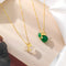 Jade Pendant Charm Gourd Blessed Amulet Necklace