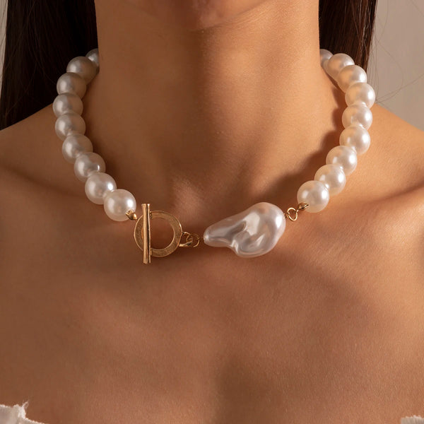 Pearl Beaded Necklace for Women