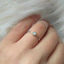 Single Stone Opal Ring for Women