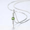 Emerald Apple Green Pendant Necklace