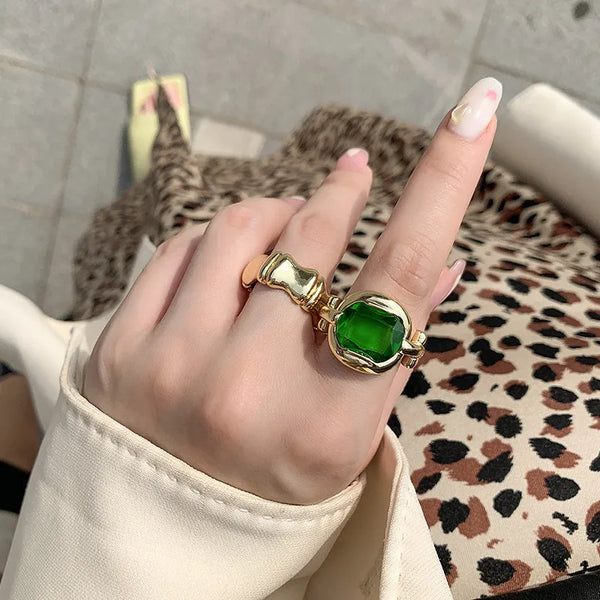 Emerald Finger Ring for Women