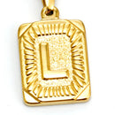 18K Gold Plated Letter Necklaces For Women