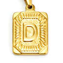 18K Gold Plated Letter Necklaces For Women