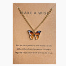 Trendy Butterfly Charm Gold & Silver Necklace