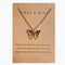 Trendy Butterfly Charm Gold & Silver Necklace