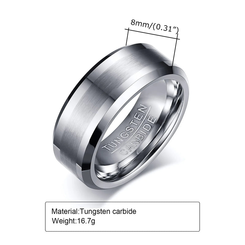 Tungsten Ring for Men