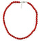 Tinny Beaded Red Coral Chocker Necklace