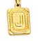 18K Gold Plated Letter Necklaces For Women