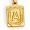 18K Gold Plated Letter Necklaces For Women