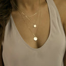 Gold Plated Stainless Steel Layered Necklace