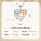 Mother and Daughter Heart Shaped Best Friend Necklace