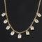 Colorful Zircon Stone Emerald Necklace For Women